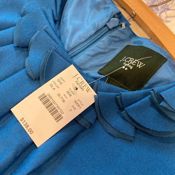 J. Crew Suiting Blue Dress - Picture 7 of 7